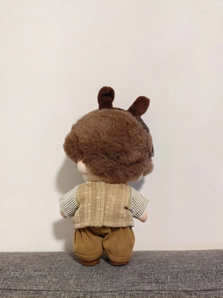 DIMOO World x Chip'n'Dale Outfit - Acorn-Themed Knit Set for 10cm Vinyl Dolls