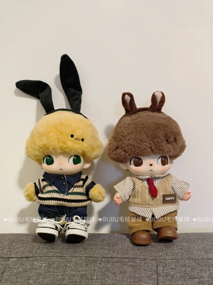 DIMOO World x Chip'n'Dale Outfit - Acorn-Themed Knit Set for 10cm Vinyl Dolls