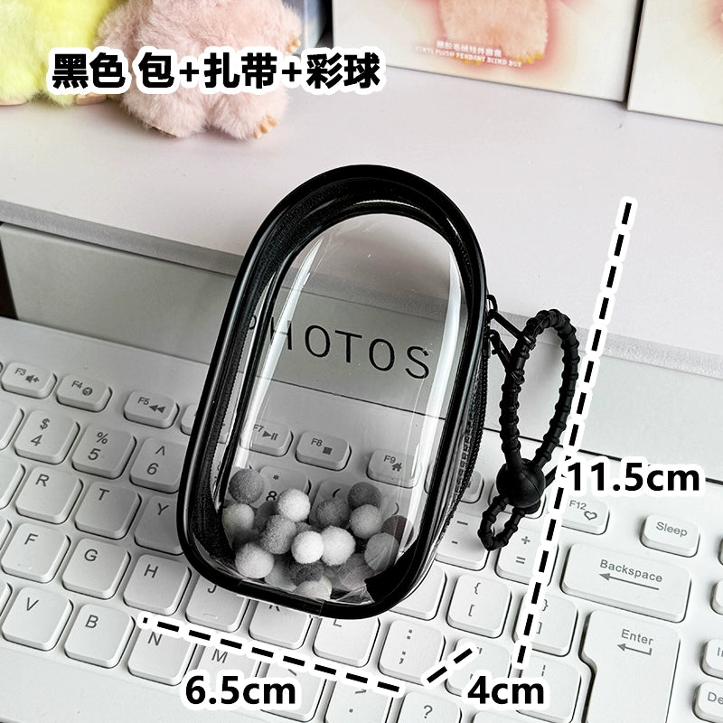 Labubu 4.0 Heart Code Thick Case - Enhanced Carrier for Plush & Vinyl Keychain