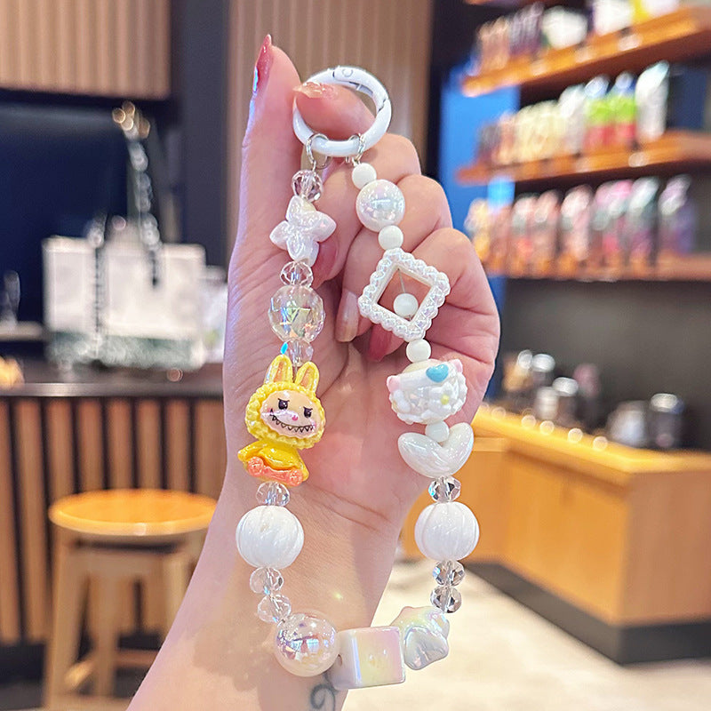 LABUBU Phone Strap - Creative Beaded Design for Fashion Accessories
