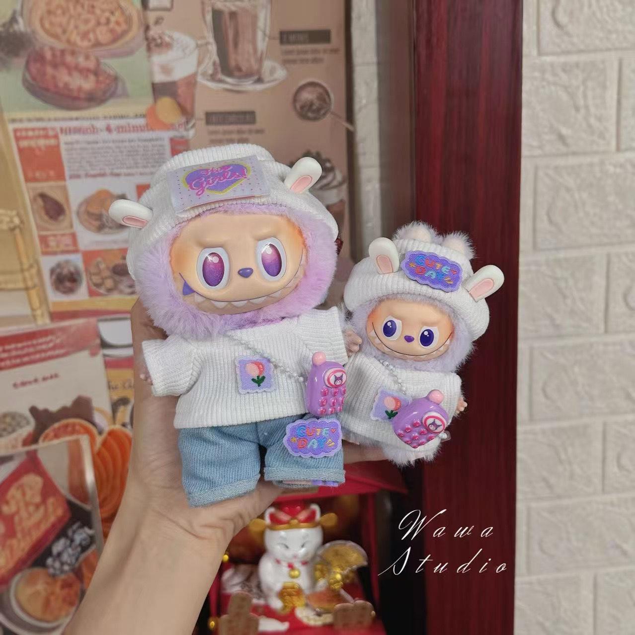 Labubu Series 4.0 Mini Outfit - 10cm Cute Change Clothes for Vinyl Doll Replacement
