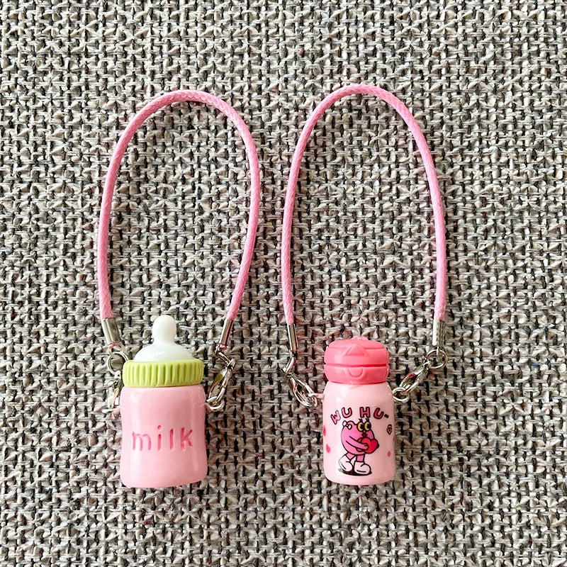 Labubu Series 1/2/3 Mini Sling Kettle - Plush Vinyl Doll Accessory for Outfit Prop