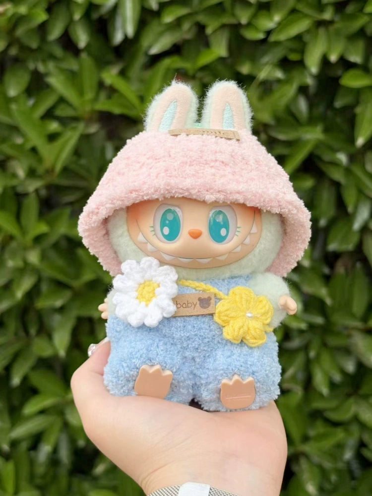 Labubu Sitting Party Series 2 Outfit - Handmade Vinyl Doll Clothes for Collectors