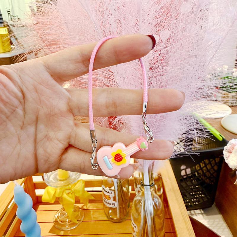 New Mini Guitar Charm | Dollhouse Cute Plush Doll Ornament | Scene & Cotton Doll Accessories