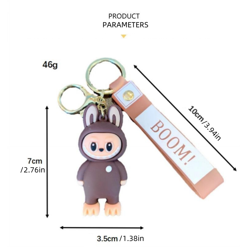 LABUBU Keychain - Cute & Trendy Car & Bag Charm
