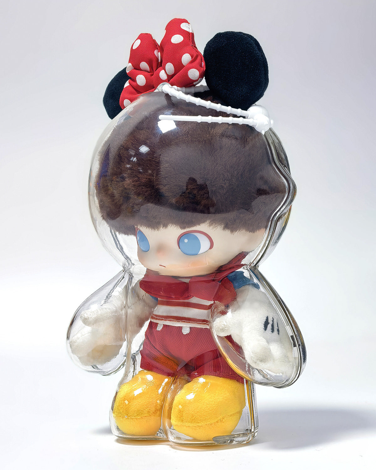 DIMOO x Disney Crystal Case - Premium Clear Protector for Vinyl Dolls (10cm)