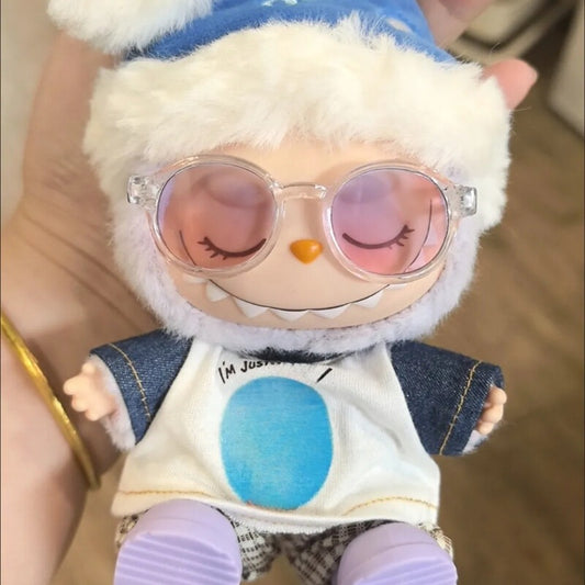 Fits LABUBU 1, 2, 3 Clothes Colorful Sunglasses Macaron Style Sunglasses ONLY