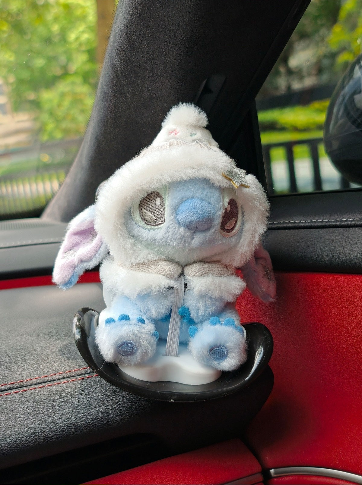 Labubu Car Safety Seat & Air Vent Clip Accessories – Vehicle Doll Decor & Holder