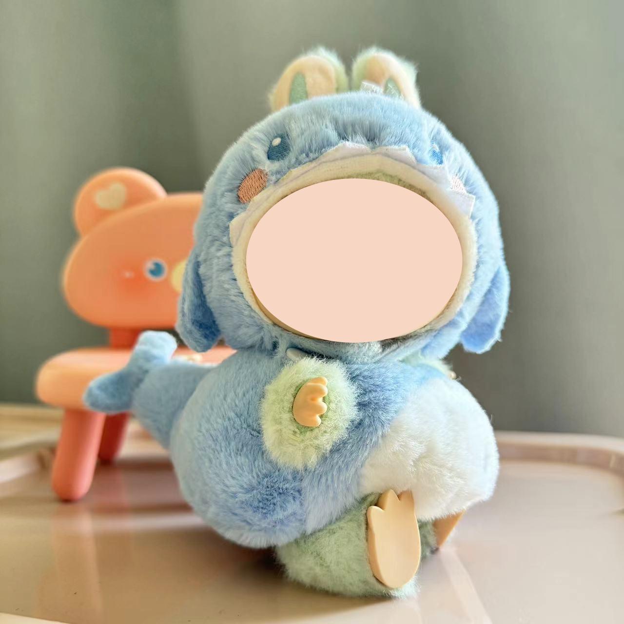 LABUBU CLOTHES for 17cm/6.7" Plush Doll Outfits – No Doll Included – Fashion Accessories for LABUBU Lovers & Collectors (3D Brown Bear)