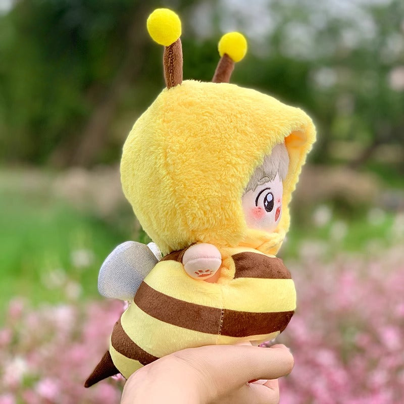 17cm Labubu Macaron Bee Outfit Set for Vinyl Figure 1st/2nd/3rd Gen Keychain Doll