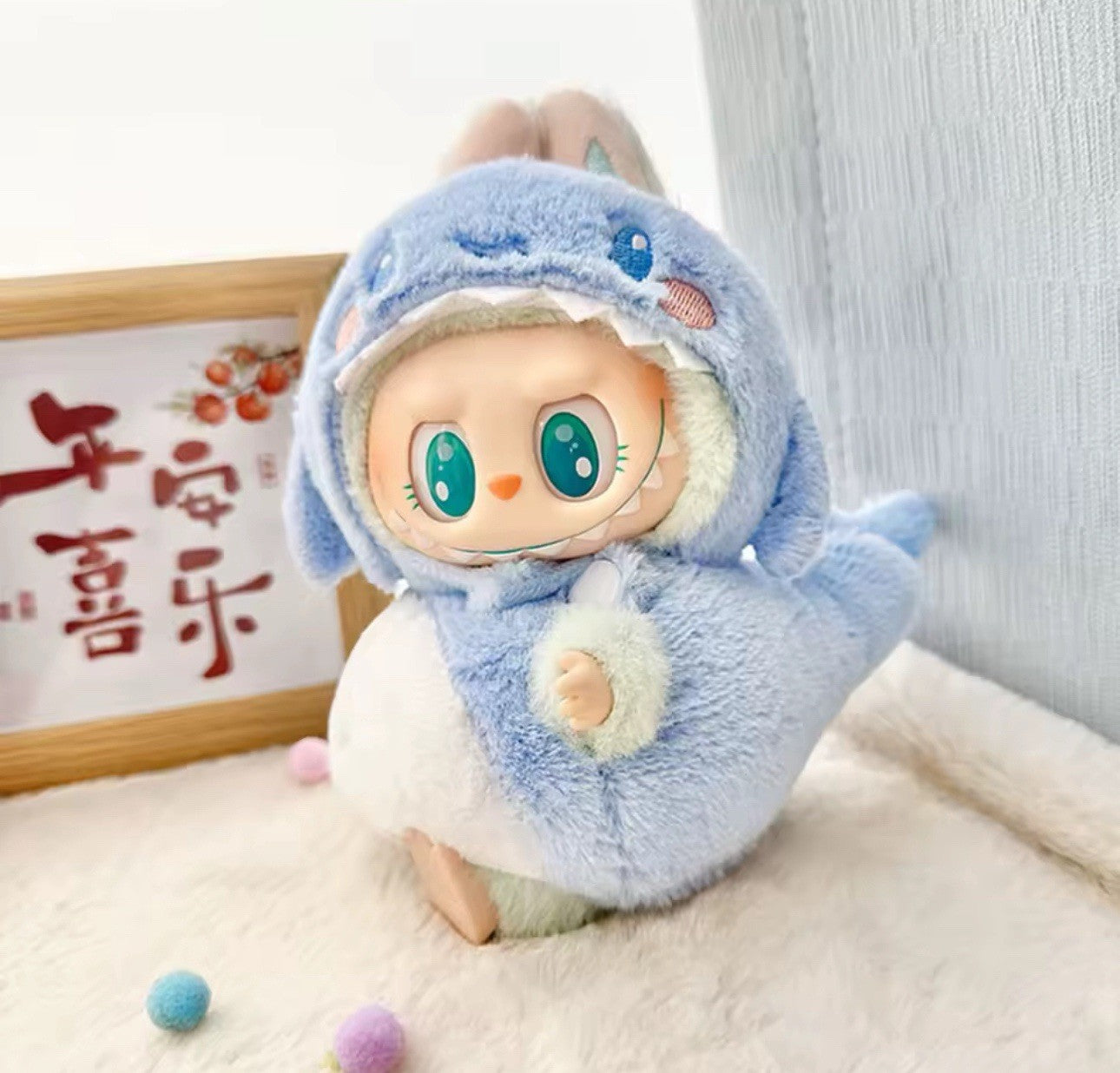 The Monster Plush Doll Keychain Doll Clothes accesories Clothing La-bUBu
