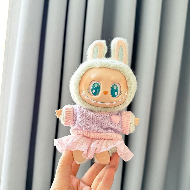 LABUBU Clothes The Monsters Plush Doll Handmade Clothes Set No Toys