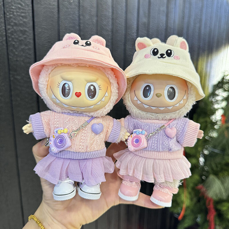 LABUBU Clothes The Monsters Plush Doll Handmade Clothes Set No Toys