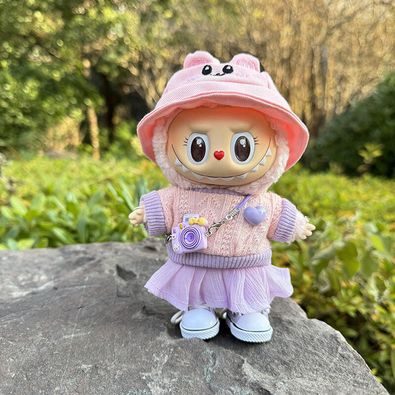 LABUBU Clothes The Monsters Plush Doll Handmade Clothes Set No Toys