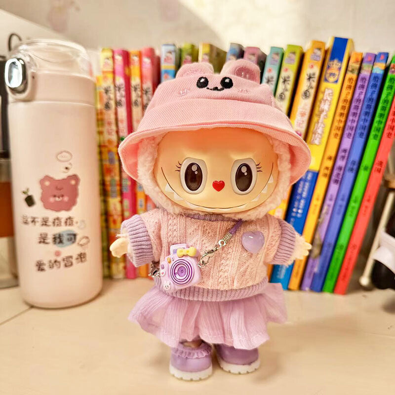 LABUBU Clothes The Monsters Plush Doll Handmade Clothes Set No Toys