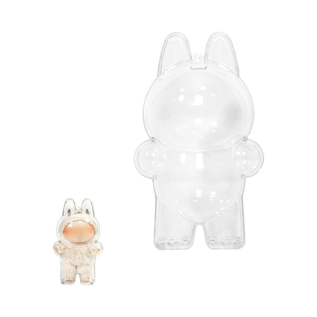 LABUBU Clear Display Case for Cola Series - High-definition, Transparent, Anti-drop & Dustproof Protector for Collectible Doll Case for The Monsters Labubu, Doll Case for LABUBU Accessories