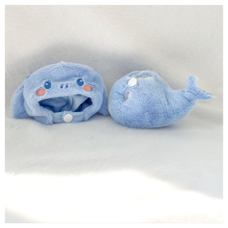 Kawaii Labubu Plush Keychain Outfit Set Dinosaur & Bee for 1st/2nd Gen Vinyl Dolls