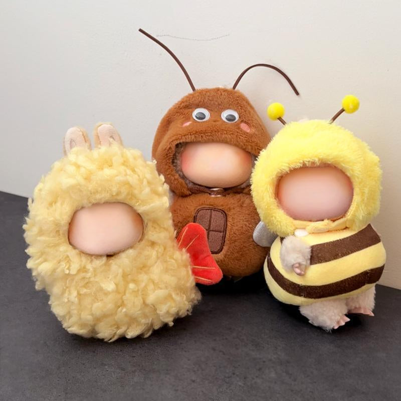 Labubu Doll Clothes for All Generations - Fried Shrimp Tail Sitting Outfit