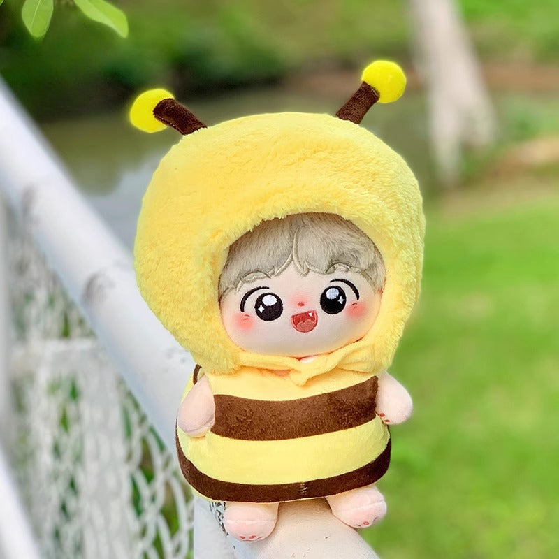 17cm Labubu Macaron Bee Outfit Set for Vinyl Figure 1st/2nd/3rd Gen Keychain Doll