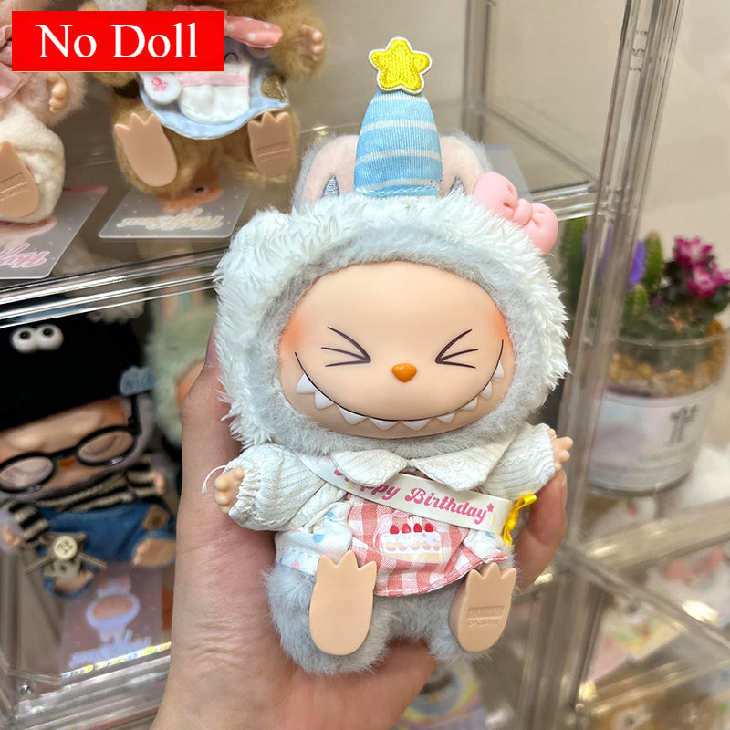Pop Mart LABUBU 'Pink Chef' Outfit Set, Complete Kitchen-Themed Costume, Cute Plush Decorative Accessories & Hanging Charm (No Doll)