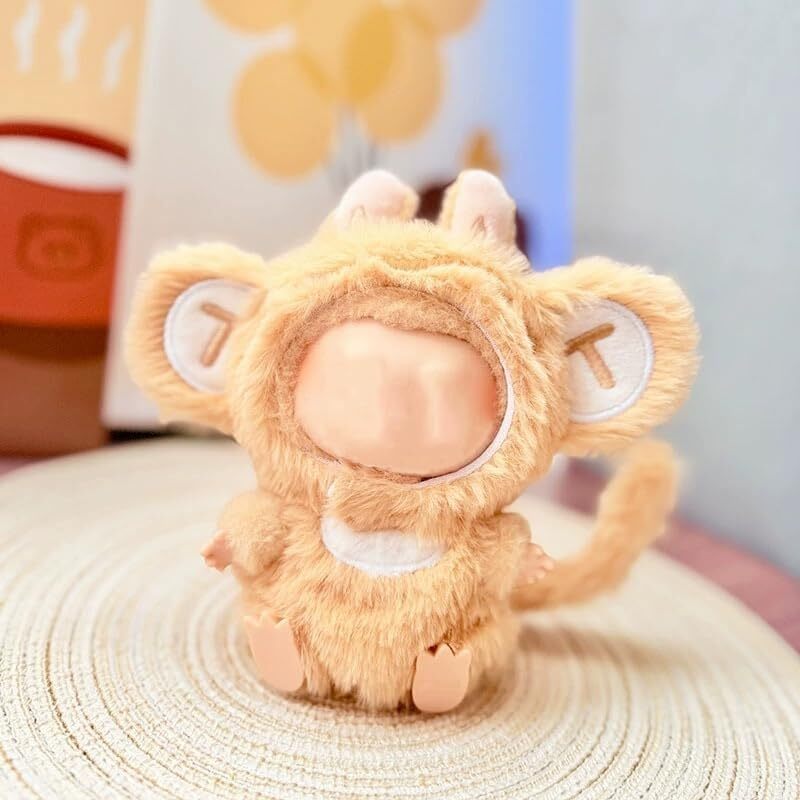 Clothes for 17cm Dolls Cute Monkey Clothes Collector's Adjustable Outfit Set