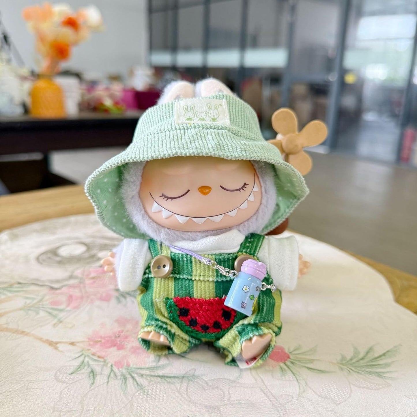 Clothes for Labubu Summer Watermelon Outfit Handmade Cute for Labubu Clothes Set