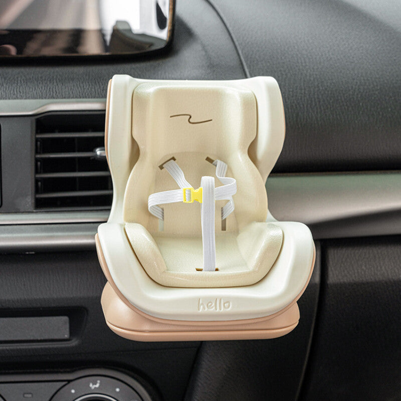 Safety Seat Compatible with Labubu, Doll Car Seat Ornament Decoration No Toy