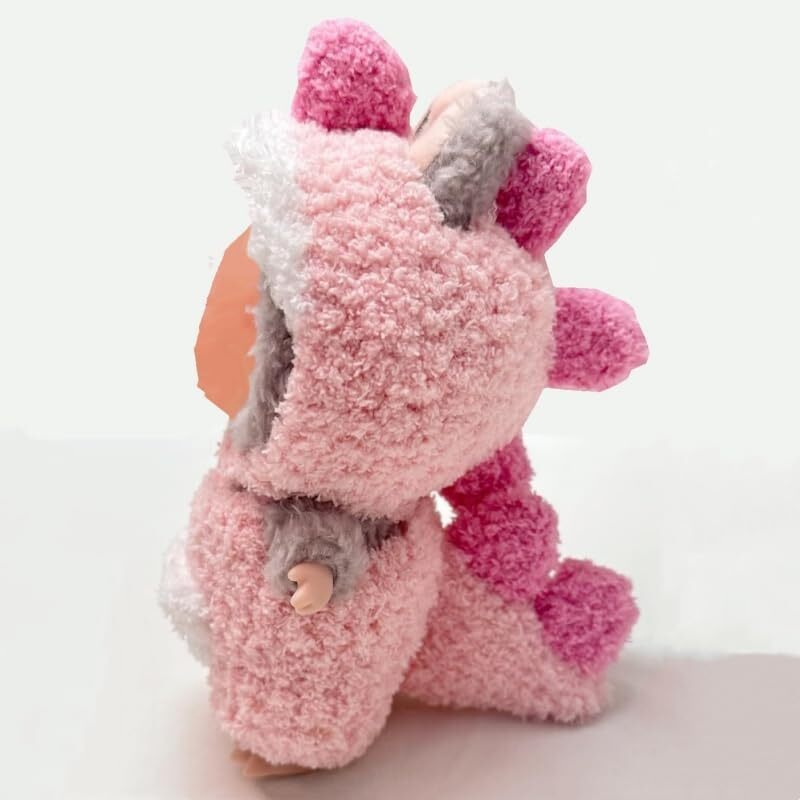 Doll Clothes for Labubu Dolls Handmade Clothes Dinosaur Style Outfit Jumpsuit