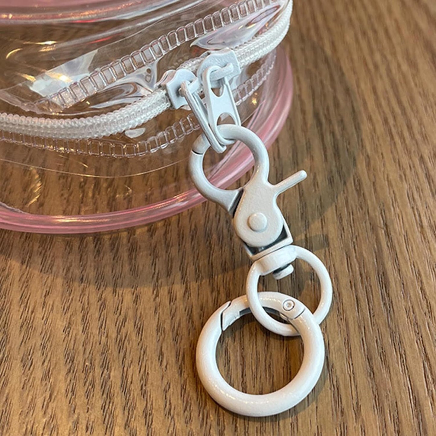 For Labubu Transparent Protector Case for 17cm Plush Dolls Display Bag Keychain