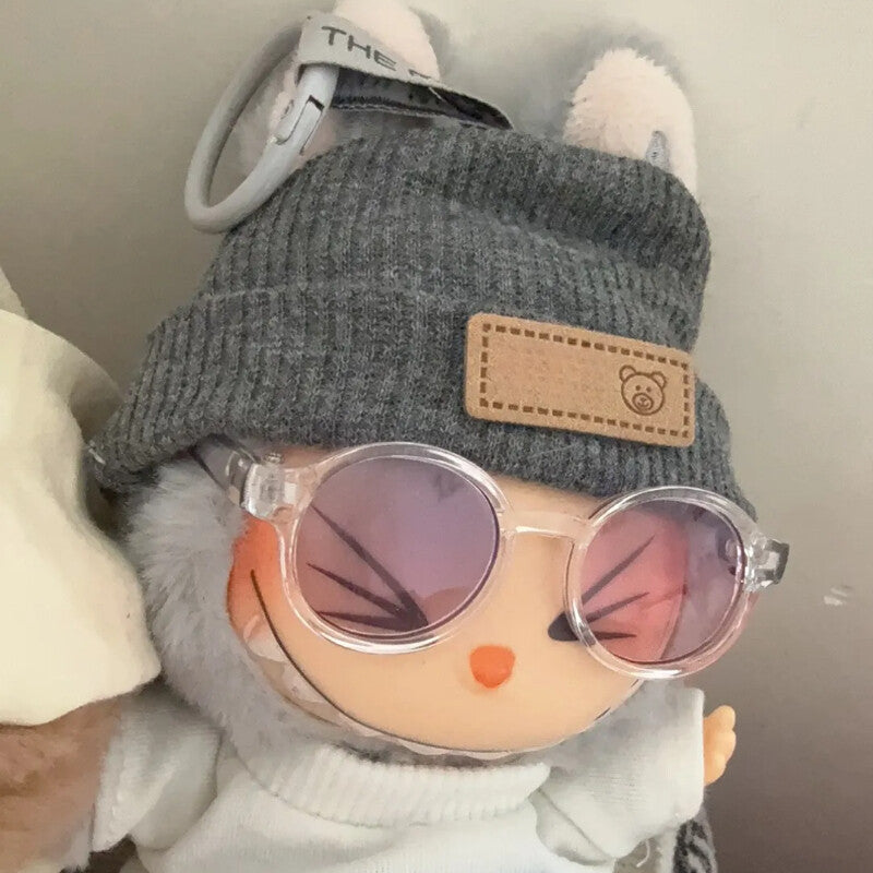 Fits LABUBU 1, 2, 3 Clothes Colorful Sunglasses Macaron Style Sunglasses ONLY