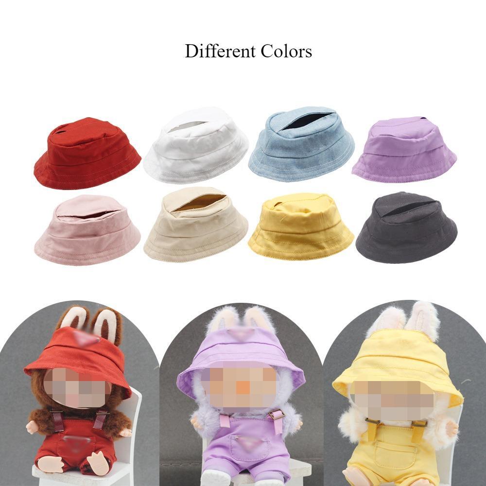 For LABUBU Clothes The Monsters Plush Doll Handmade Hat No Toys - Blue Hat