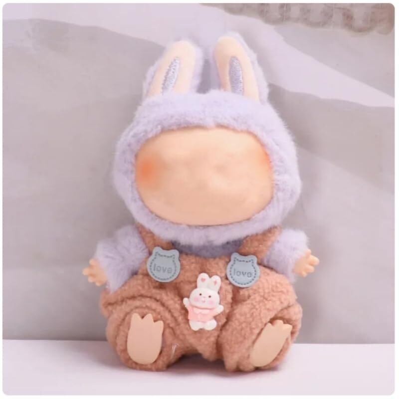 Handmade Clothes for Labubu 3-Piece 17cm Clothes for Labubu Set with Accessories
