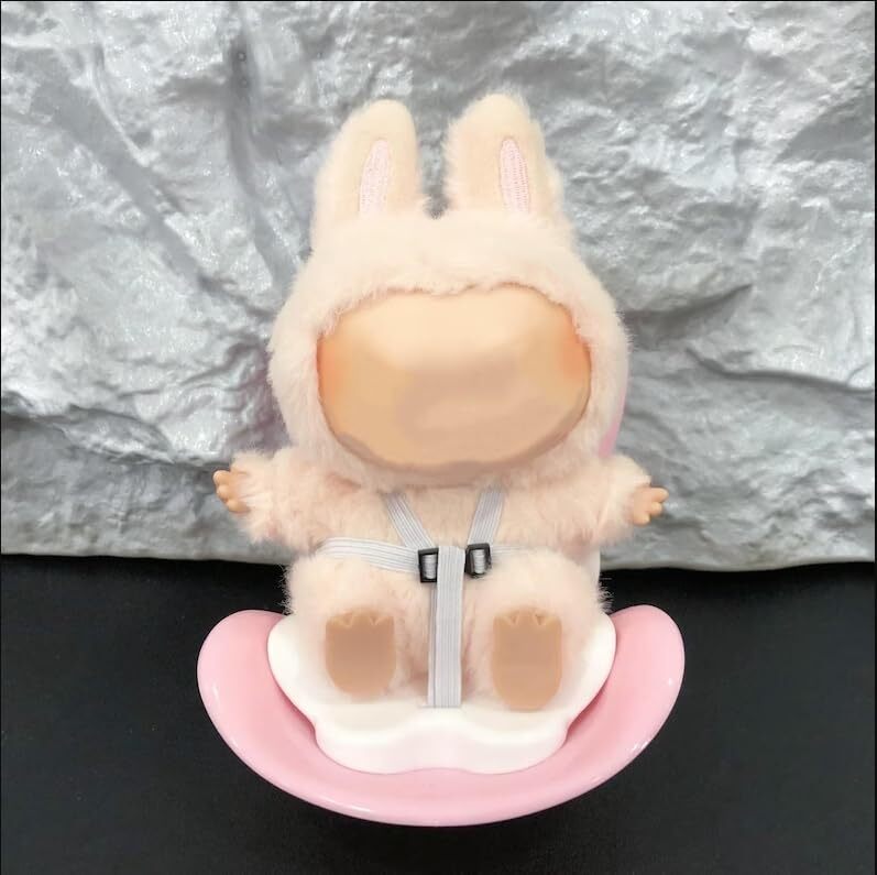 Doll Car Seat for 17cm Dolls with Air Vent Clip, Car Ornament for Doll Fans