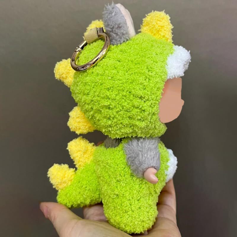 Doll Clothes for Labubu Dolls Handmade Clothes Dinosaur Style Outfit Jumpsuit