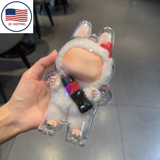 Protective Case for Doll Clear PVC Storage Box, Collector Display - Standing