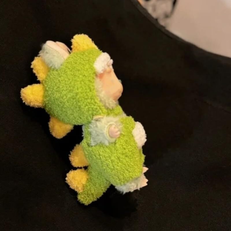 Doll Clothes for Labubu Dolls Handmade Clothes Dinosaur Style Outfit Jumpsuit