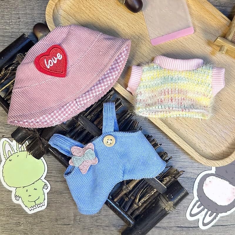 Clothing Set For LABUBU Adorable Luxury Handcrafted Clothes Set No Doll No Shoe