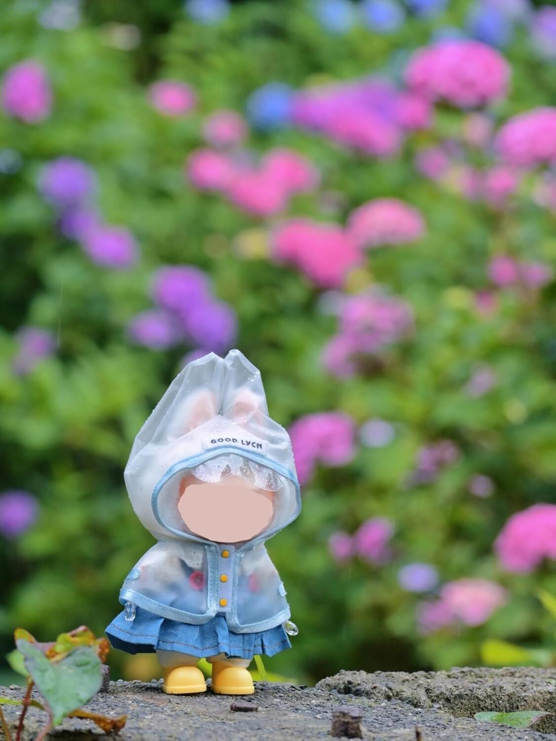 Clothes for La bu(NO Doll) Raincoat for Labu Clothes 15cm/17cm Doll Accessories