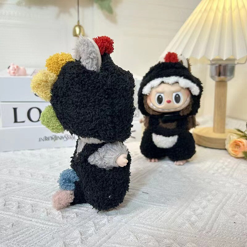 For POP MART LABUBU The Monsters Plush Doll Replacing Clothes Set No Toys