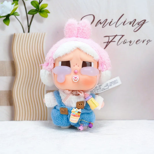 NEW CRYBABY 10cm Overalls Set - Milk Bottle Outfit w/Pacifier (Tears Factory)