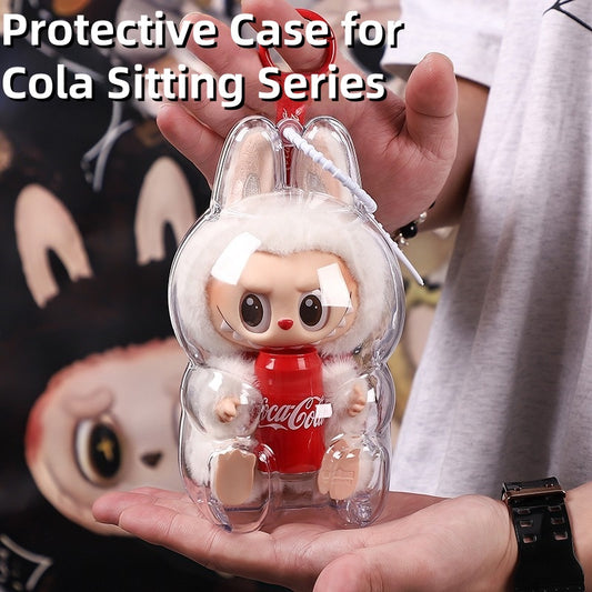 High Clarity Labubu Display Case - Coca Series Dust Cover Fits All Generation Dolls