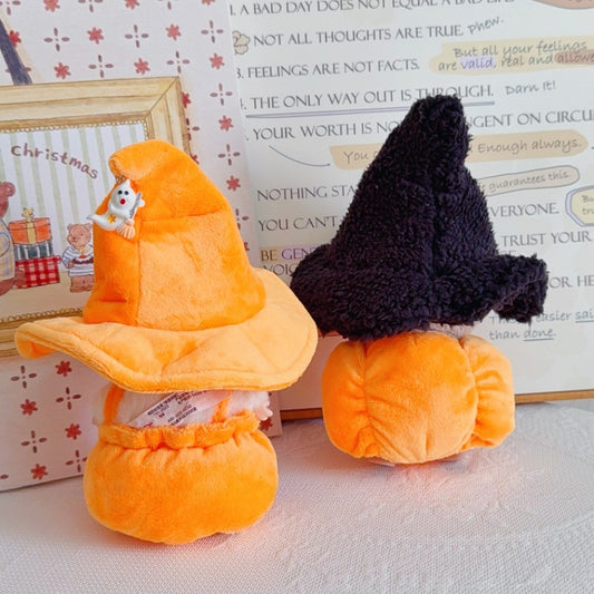 Labubu Gen 1-3 Halloween Pumpkin Outfit Set for Sitting Party Vinyl Dolls | Festival Costume Change (Clothes Only)