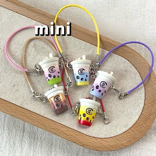Doll Mini Milk Tea Charm | Mini Milk Tea Model – Cute & Stylish Bag Pendant | Gift for Friends