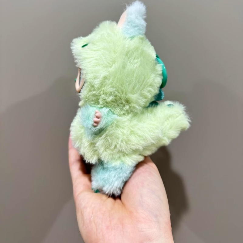 Labubu Dinosaur Outfit Set - 3D Vinyl Costume for Eye-Pleasing Series Dolls
