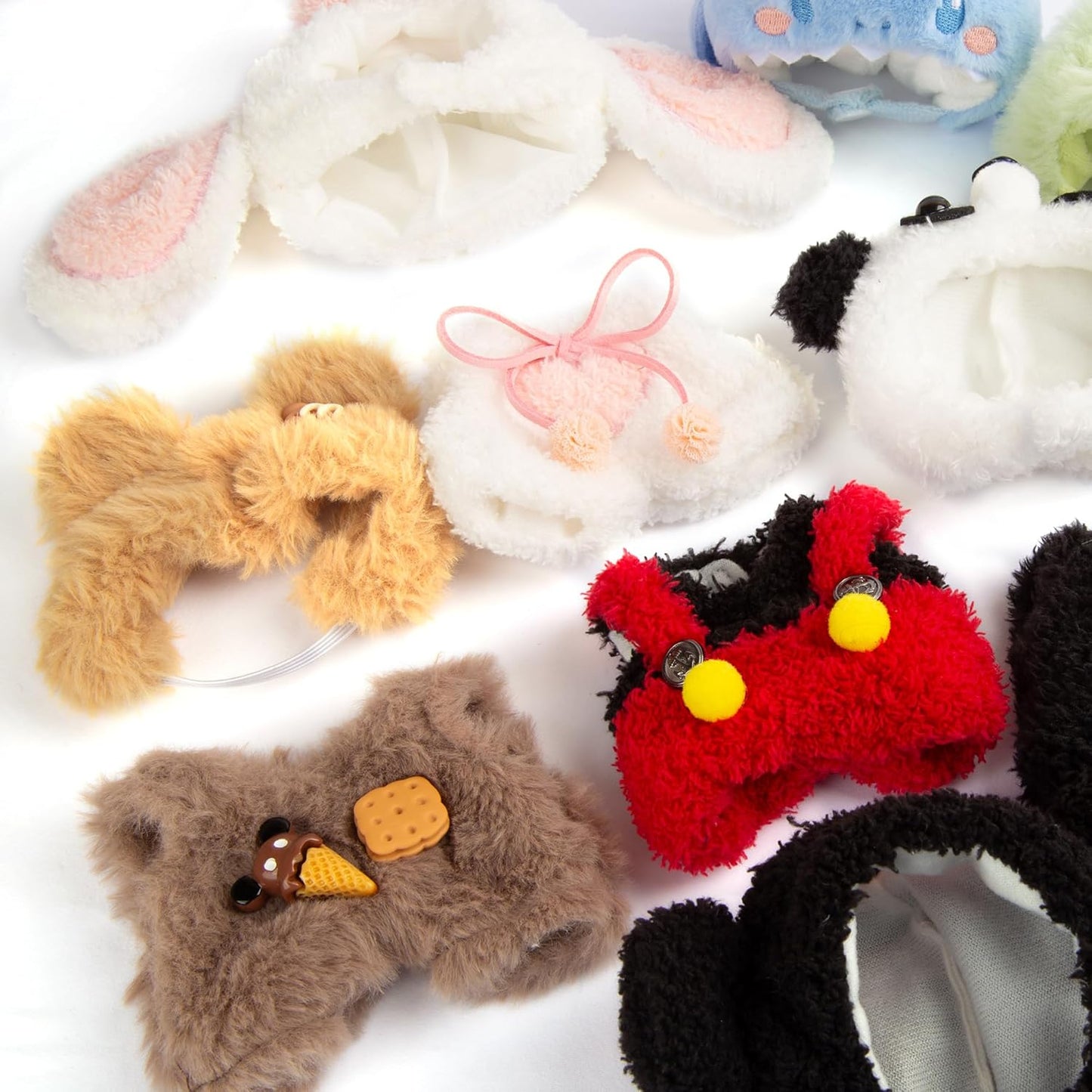 LABUBU Clothes - Cute Animal Clothing, Premium Doll Accessories Clothes for POP MART Collectors or Display - Kawaii Sandwich Cookie Bear Costume (No Doll)