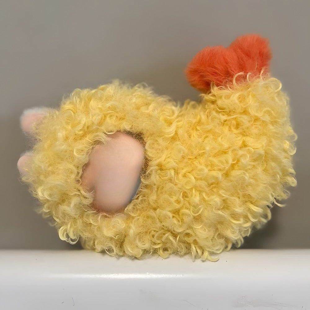 POP MART Labubu Doll Clothes - Cute Fried Shrimp Outfit for Convenience Store Theme, Fits Gen 1/2/3 Vinyl Figures 17cm (No Doll Included)