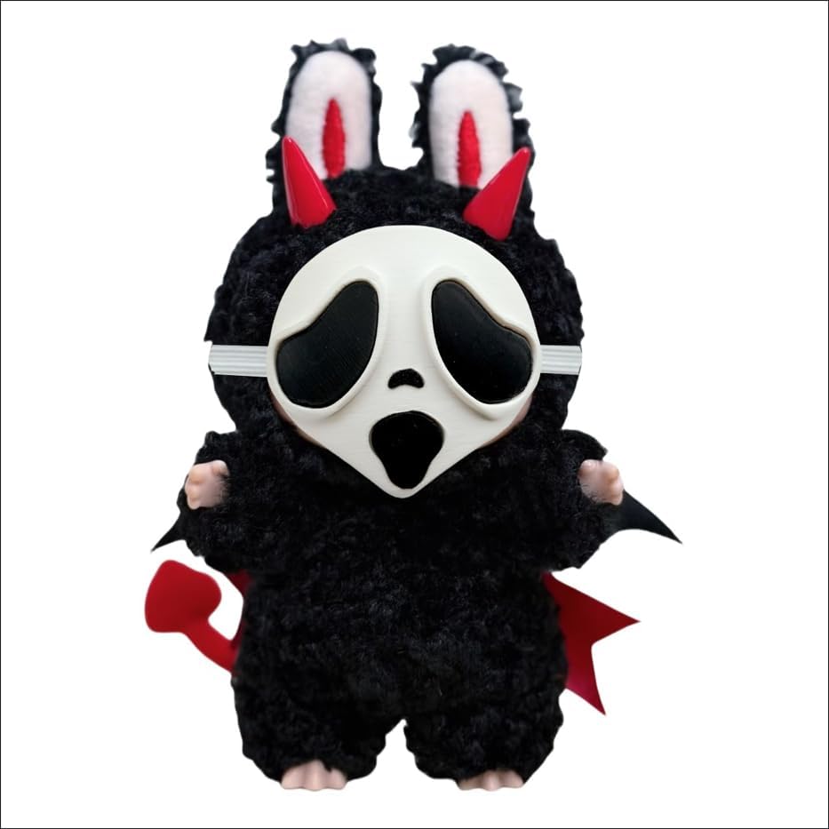 1PC Spooky Face Cover for 17cm Fashion Dolls,Halloween Costume Party Accessory
