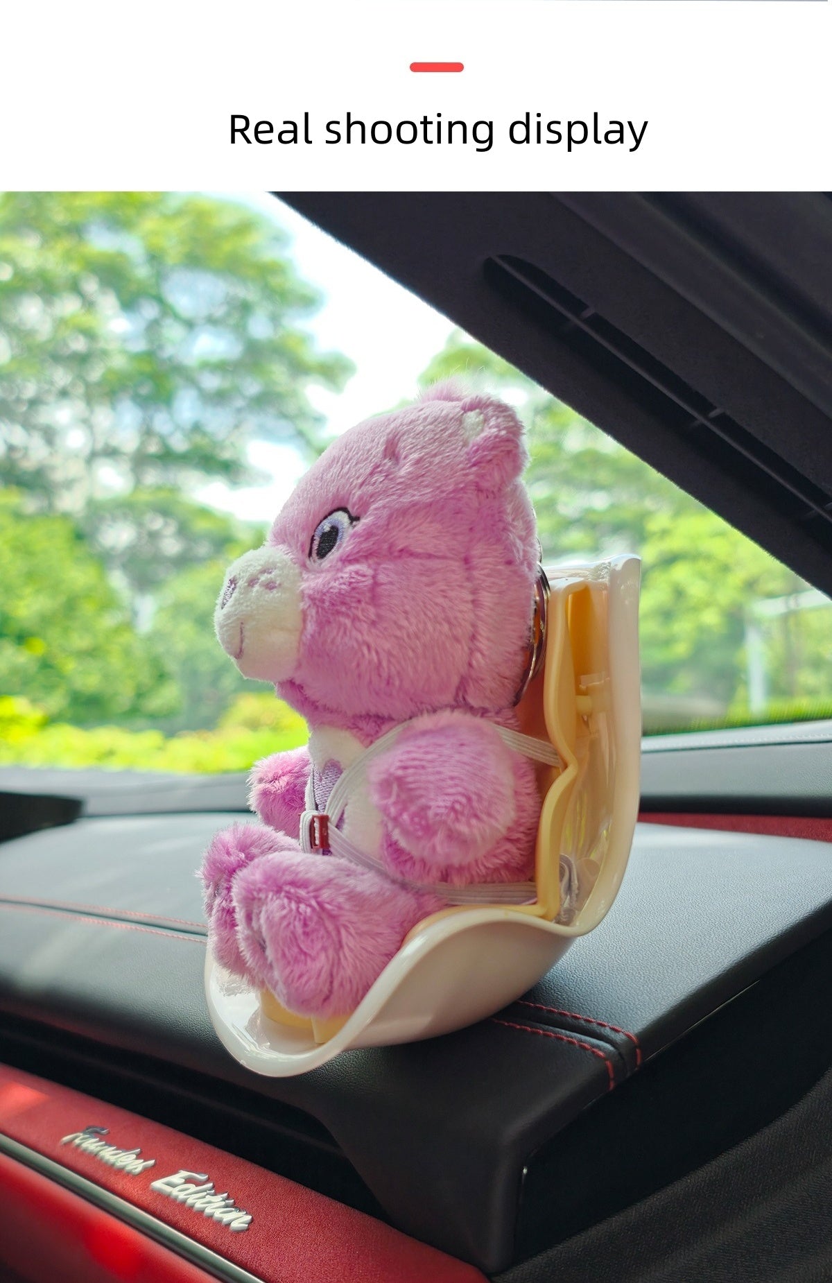 Labubu Car Safety Seat & Air Vent Clip Accessories – Vehicle Doll Decor & Holder