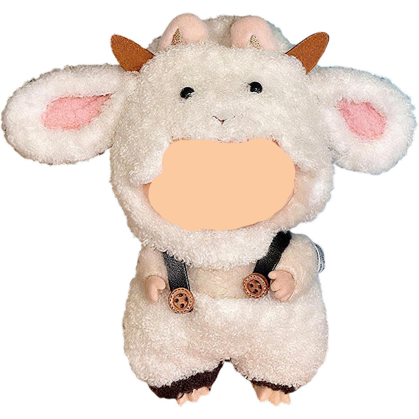 Cute Animal Clothes for LABUBU, Unique and Diverse Outfits for Labubu, No Doll Included (SWAN)