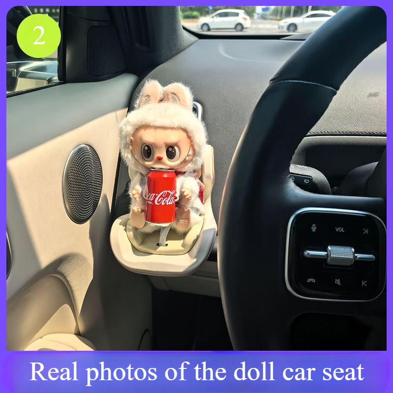POP MART Labubu Car Air Vent Clip Holder - Secure Mount for 17cm Vinyl Figures | Dashboard/Seat Decor (No Doll)